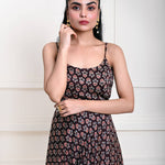 Black Printed Summer Dress