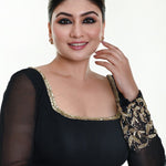 Black Blouse with Full sleeves