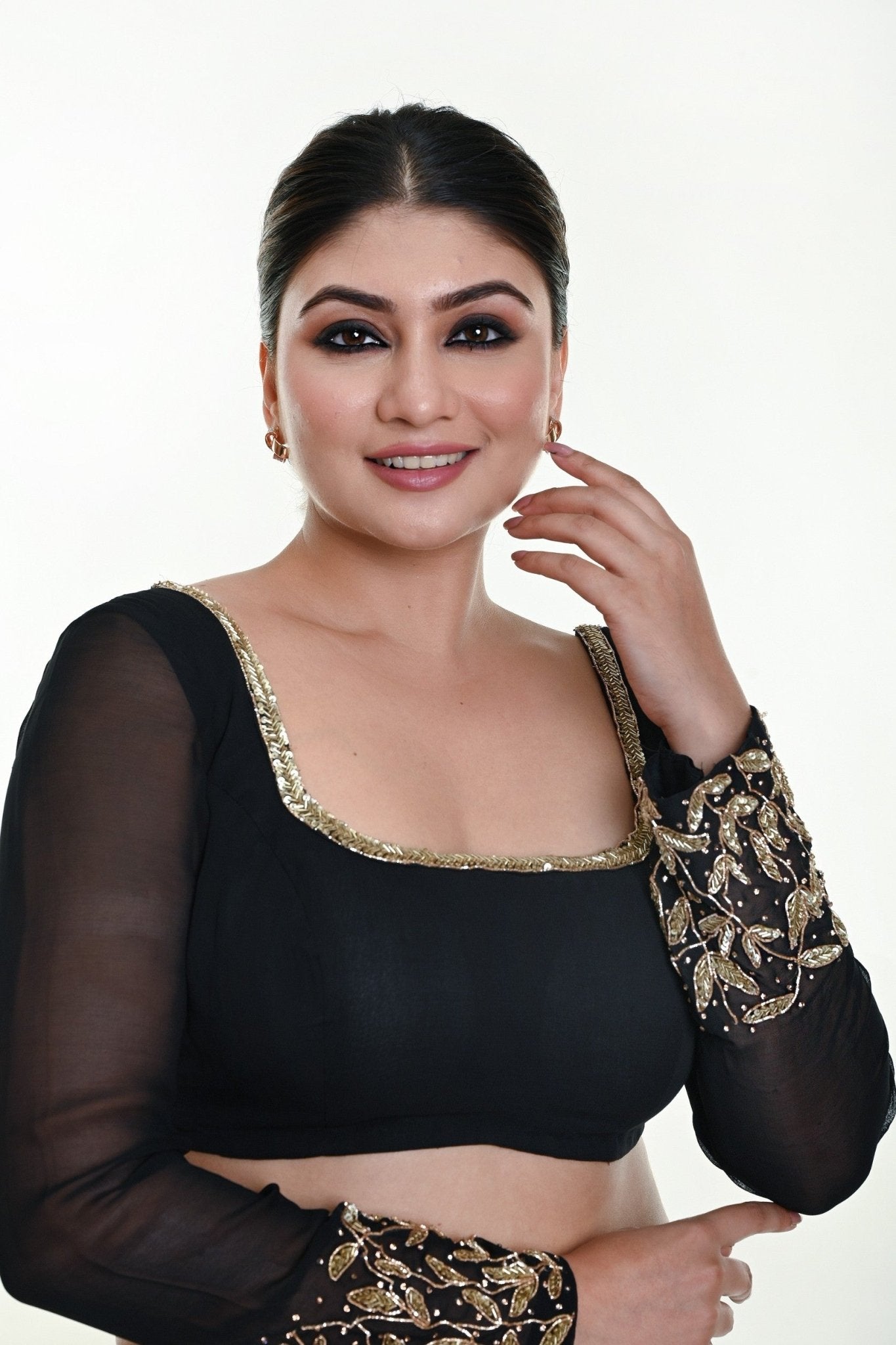 Black Blouse with Full sleeves