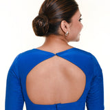 Blue Diamond Shape Blouse