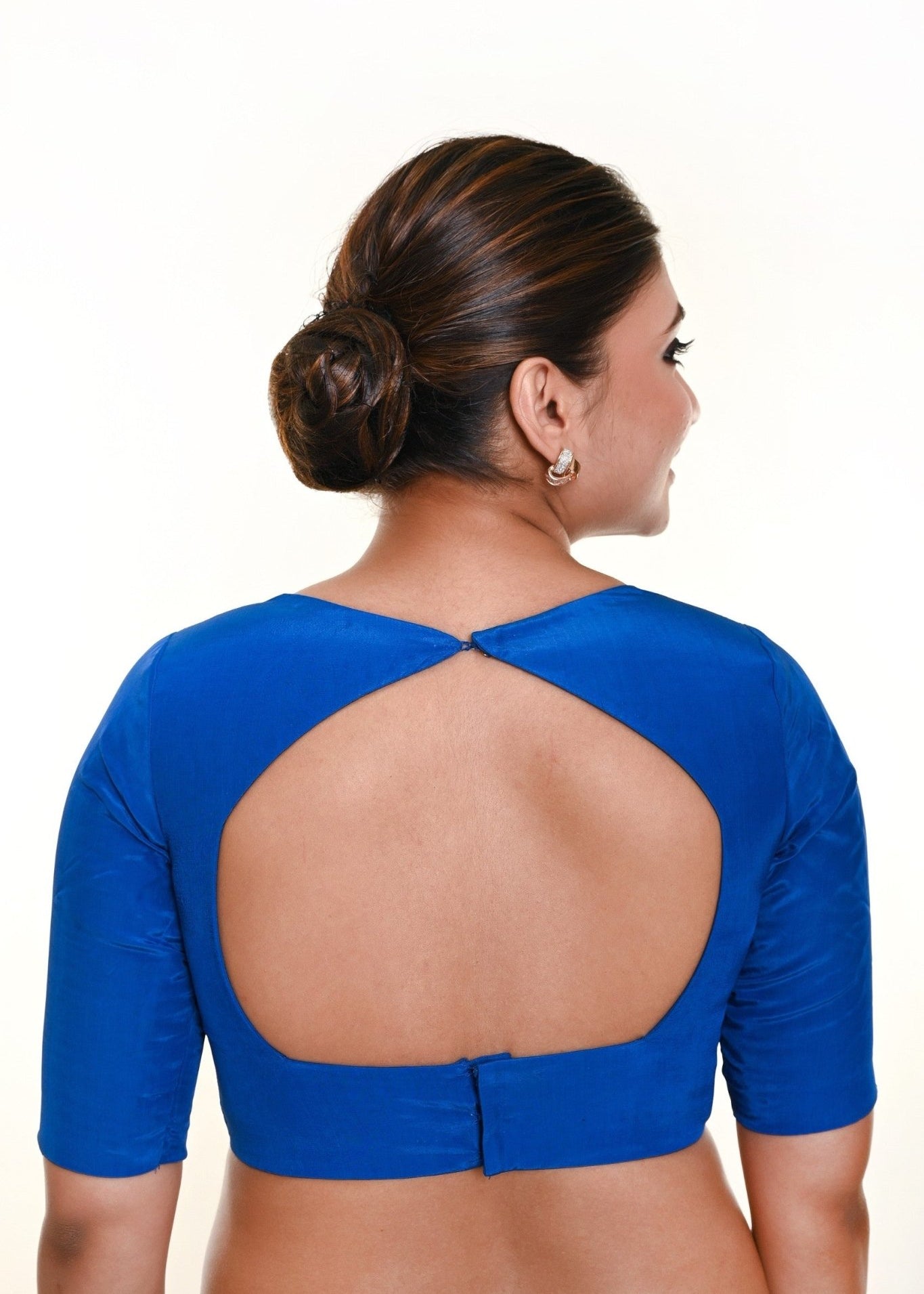 Blue Diamond Shape Blouse