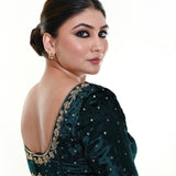 Dark Green Blouse