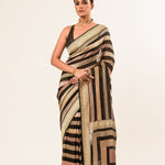 Pure Handwoven Khaddi Banarasi Saree - Anvi Couture