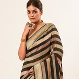 Pure Handwoven Khaddi Banarasi Saree - Anvi Couture