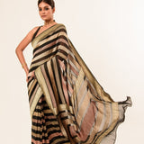 Pure Handwoven Khaddi Banarasi Saree - Anvi Couture