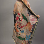 Black Kalamkari Cotton Silk Saree - Anvi Couture