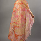 Gray Digital Printed Cotton Silk Saree - Anvi Couture