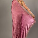 Onion Pink Jimmy Choo Saree With Stone Embroidered Scallop Border - Anvi Couture