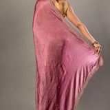 Onion Pink Jimmy Choo Saree With Stone Embroidered Scallop Border - Anvi Couture