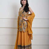 Dazzling Mustard Yellow Lehenga Set | Indian Festive Wear