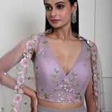 Elegant Mauve Lehenga Set | Perfect for Weddings