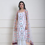 Elegant White Sharara Set | Perfect for Weddings and Parties