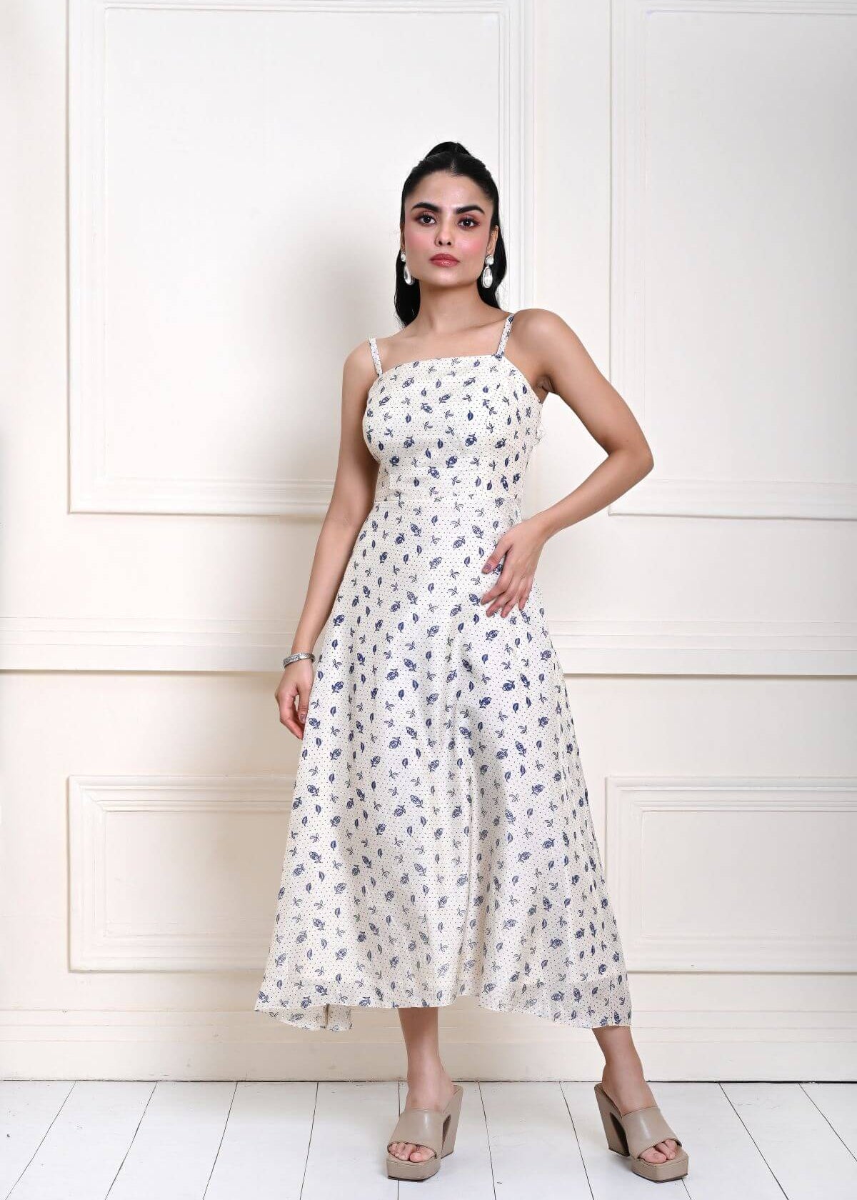 indo western midi dress Fusion Indo Western Dresses