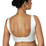 Silver U Neckline Sleeveless Blouse with Back Closer
 image-2