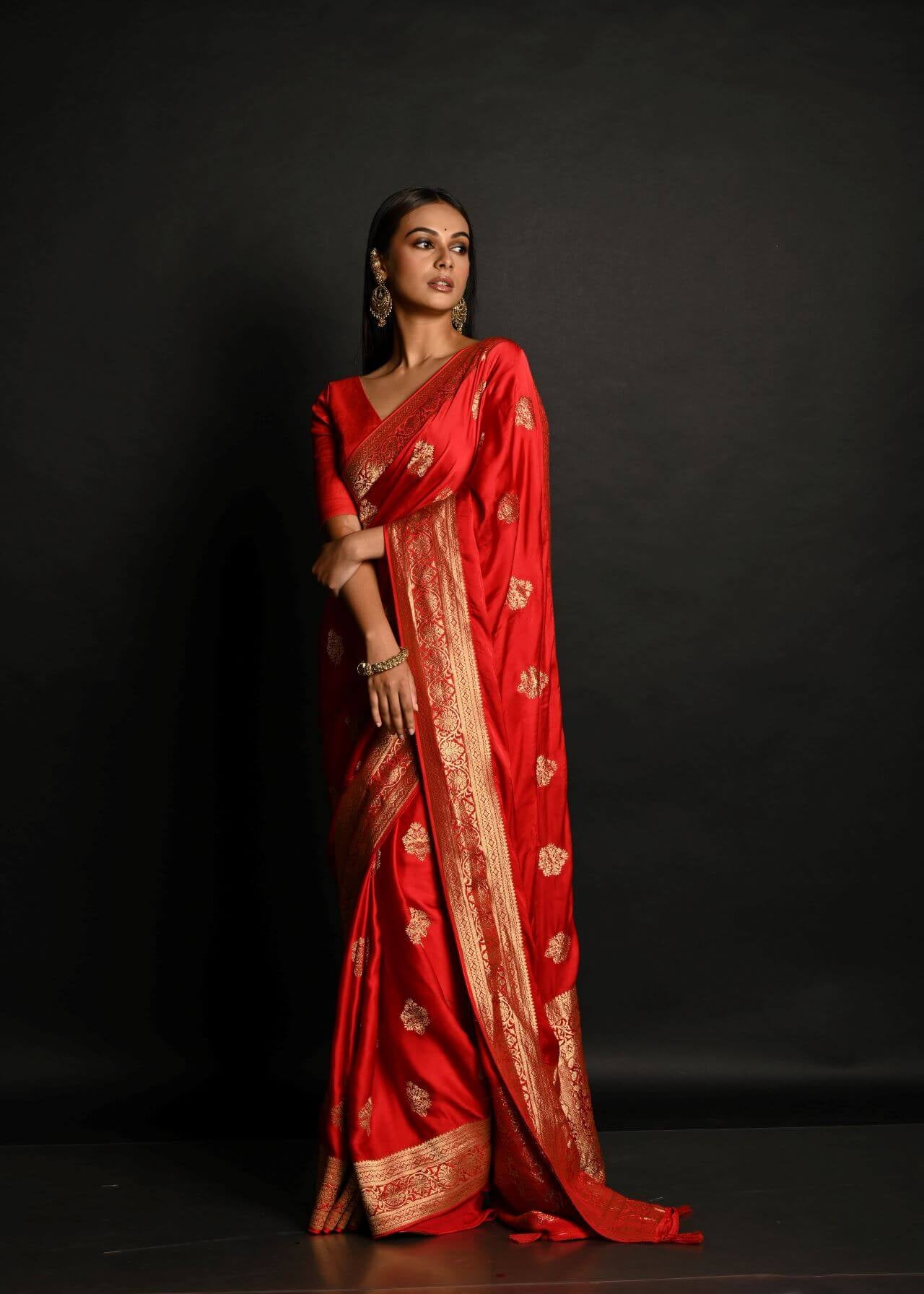 Red Silk Saree