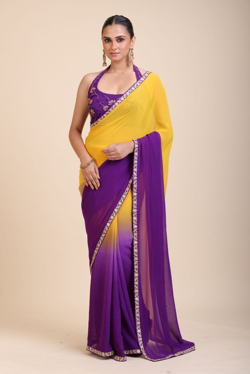 Embroidered Saree