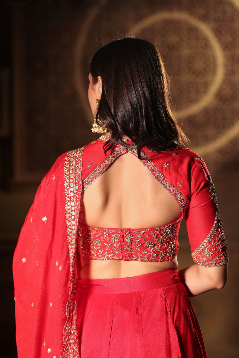 Lehenga blouse design